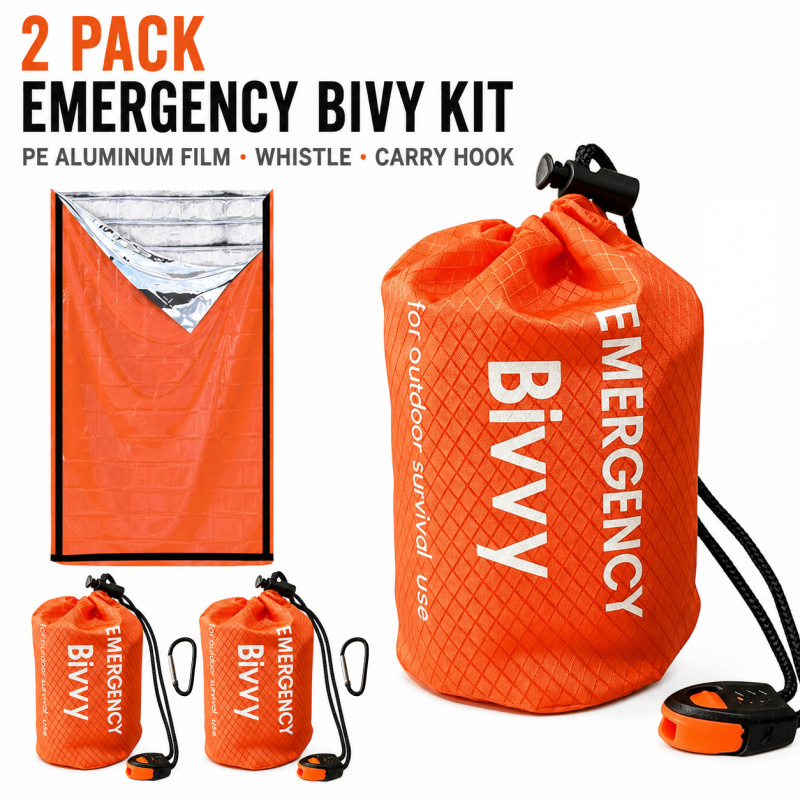 2 Pack Emergency Sleeping Bag, - Bivy Bag Emergency recensie en prijs