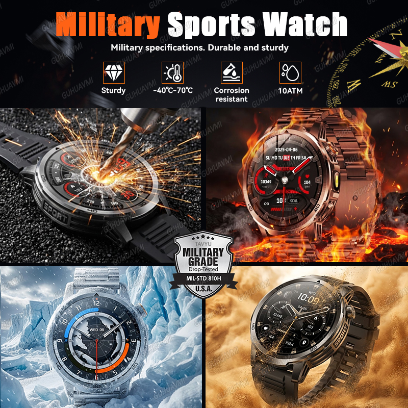 2026 New outdoor Smart watch M - Compass Lensatic recensie en prijs