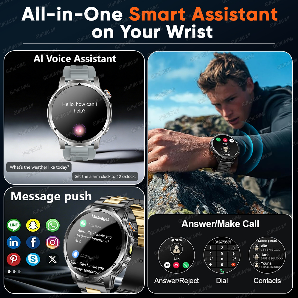 2026 New outdoor Smart watch M - Compass Lensatic recensie en prijs