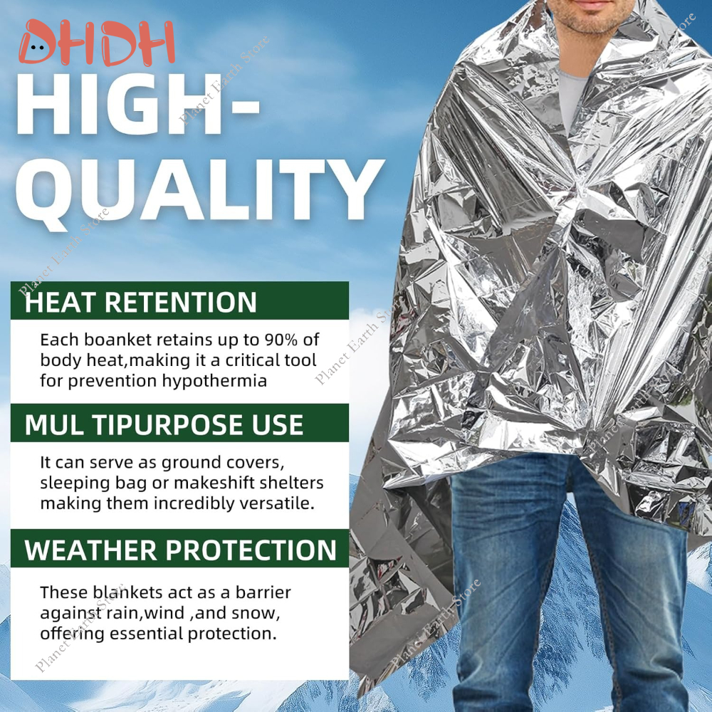 Emergency Thermal Blanket 5/10 - Survival Blanket Reflective recensie en prijs