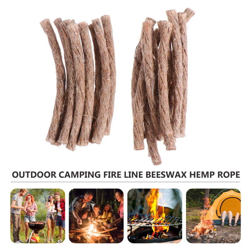 10Pcs Survival Wick Hemp Cord  - Fire Starting Kit recensie en prijs