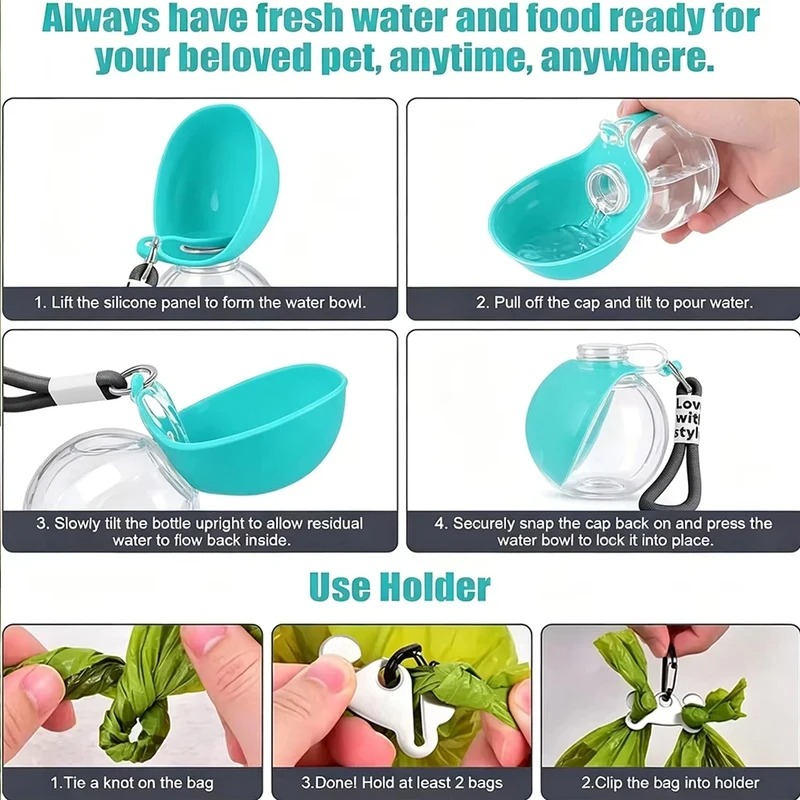 Portable 2-in-1 water bottle f - Water Bag Collapsible recensie en prijs