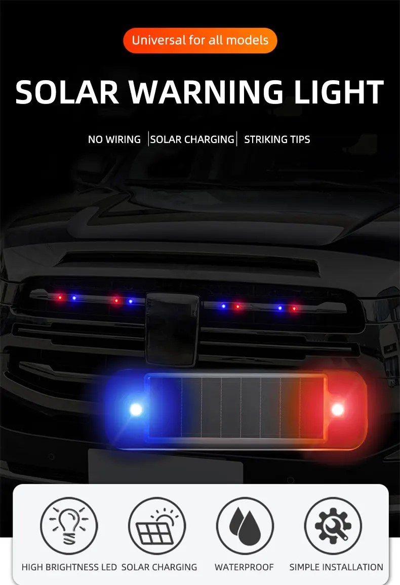 Mini LED Solar Power Car Warni - Sos Light Strobe recensie en prijs