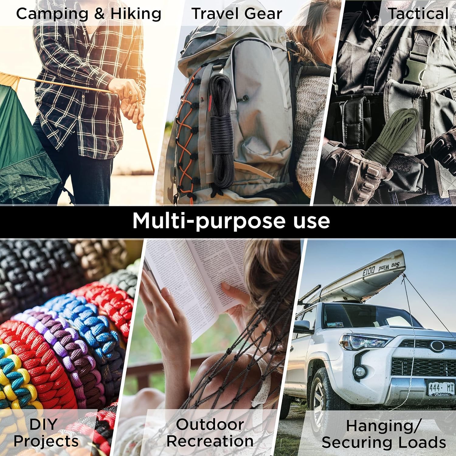 750 lb Paracord Rope - 1000Ft/ - Para Cord 1000Ft recensie en prijs